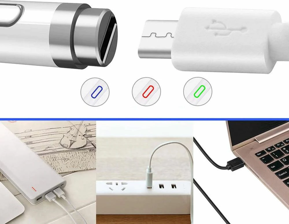 Stilus aktiv Strado ASP01, 4096 nivele presioni, rikarikueshëm Micro-USB, i bardhë