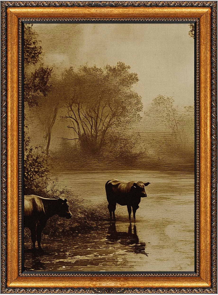 Pikturë dekorative në kanavacë me kornizë, Wallity, ATCRCVCNVSMDL25 - 50x70cm