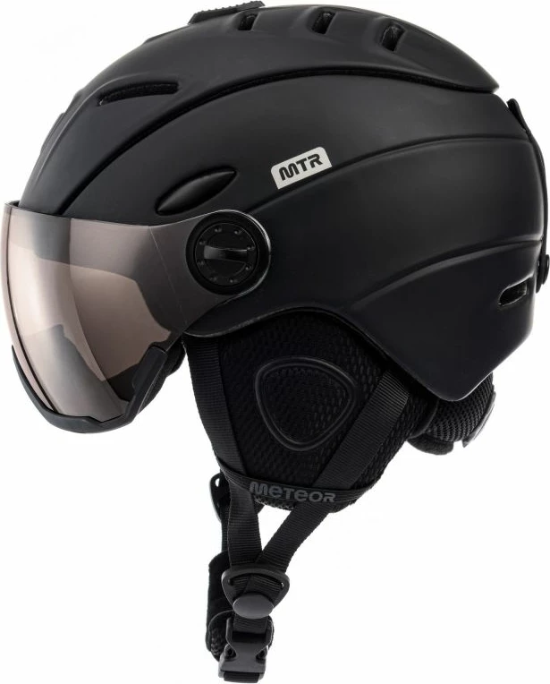 Helmetë skijimi Meteor për të rritur, e zezë [Madhësia: Standarde]