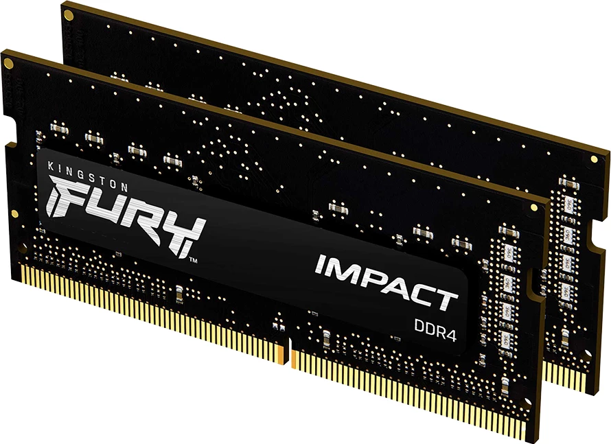 RAM Memorje Kingston FURY Impact 16GB (2x8GB) DDR4 3200MHz CL20 SODIMM (kit 2 copë)