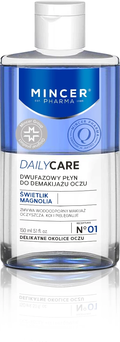 Heqës grimi për sy Mincer Pharma DailyCare Bi-phase No.01 për femra 150ml