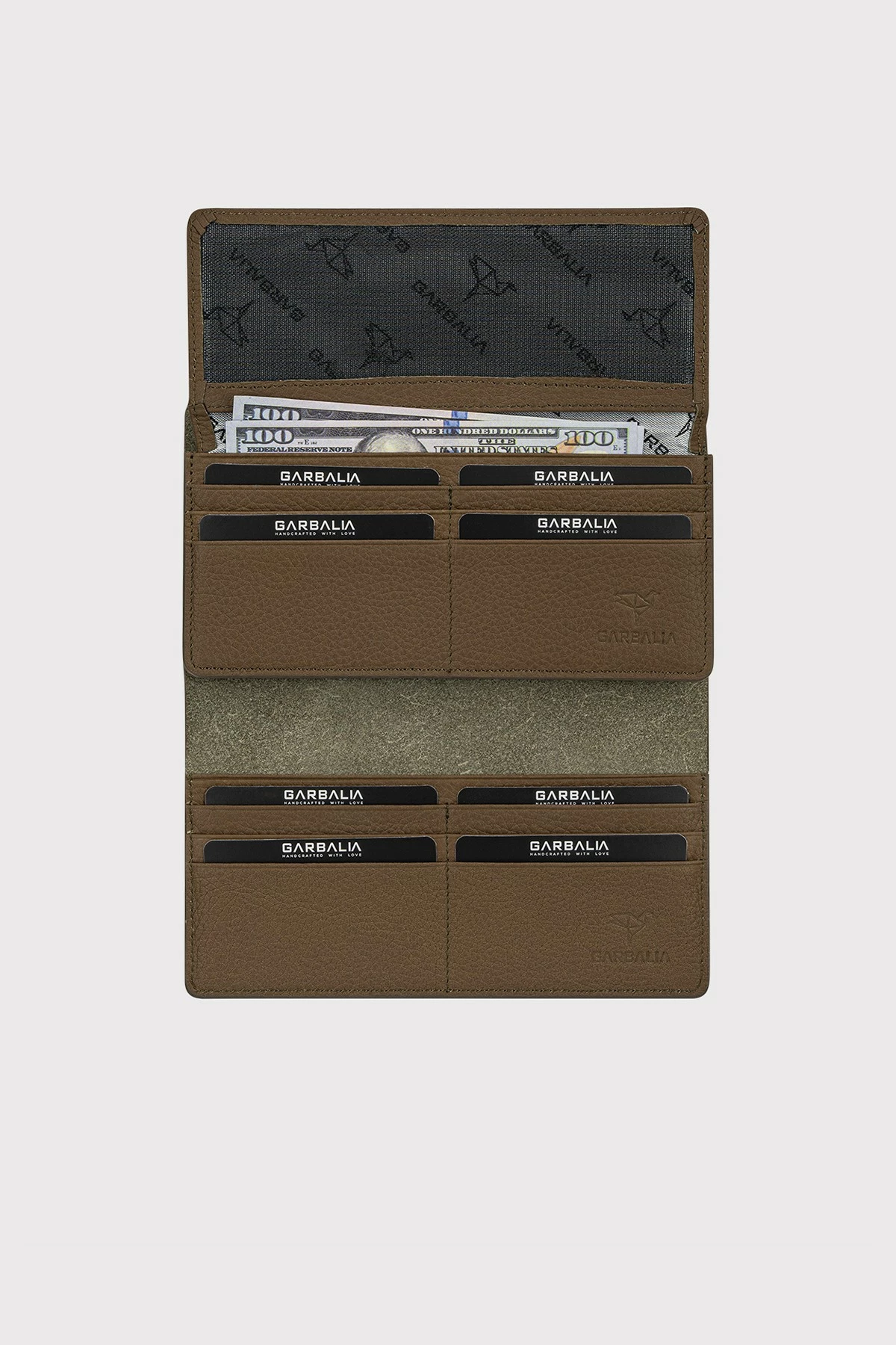 Portofol për gra, Zoozie Bags, Parıs, ngjyrë kaki