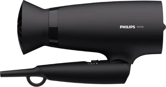 Fen Philips BHD308/10 1600W ThermoProtect me dorezë palosëse, e zezë