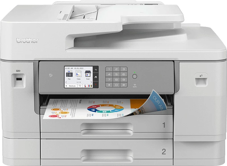 Printer multifunksional Brother MFC-J6955DW, Inkjet, A3, ngjyrë, Wi-Fi, gri
