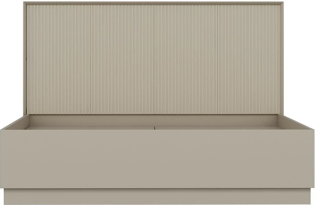 Baze dhe shtrat dopio me taban, Skye Decor, Kale 160x200, ngjyrë guri