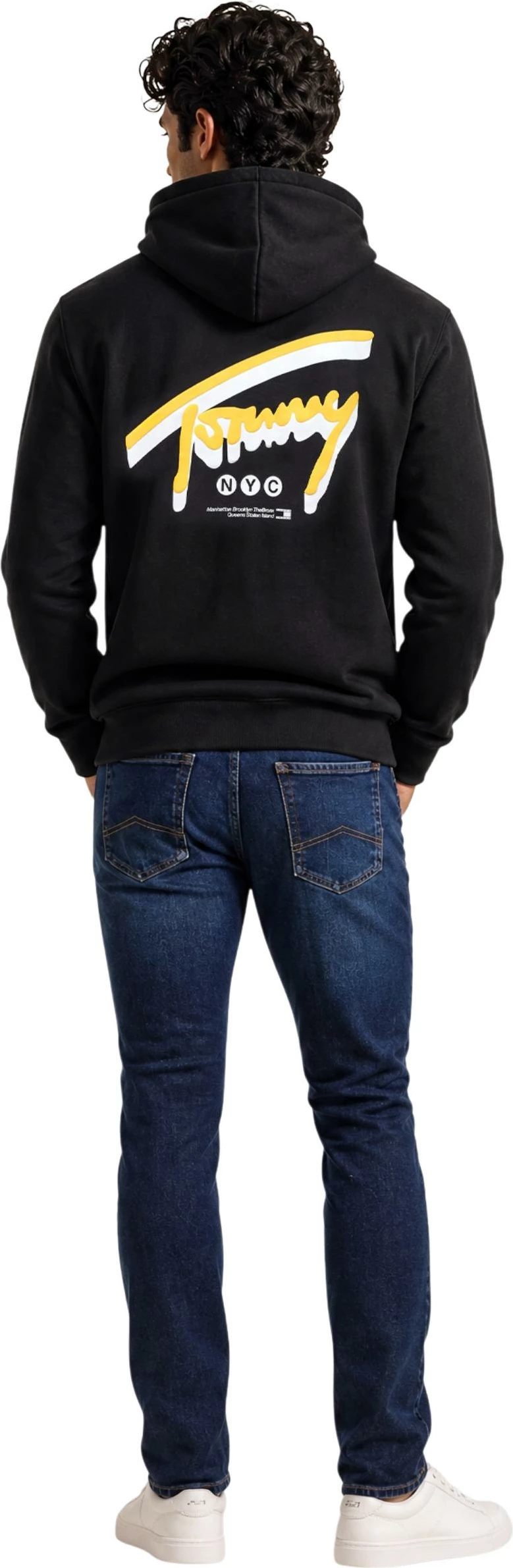 Duks me zinxhir për meshkuj Tommy Hilfiger Jeans DM0DM23583, i zi [Madhësia: XL]