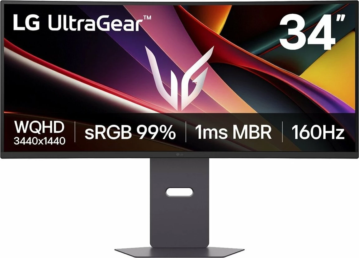 Monitor gaming LG UltraGear 34G600A-B 34\" UWQHD 3440x1440 160Hz 1ms i lakuar FreeSync Premium HDR10, i zi