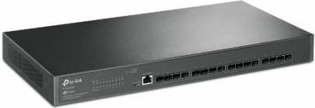 Switch TP-LINK JetStream TL-SX3016F, 16-Port 10G SFP+, L2+ i menaxhueshëm, i zi