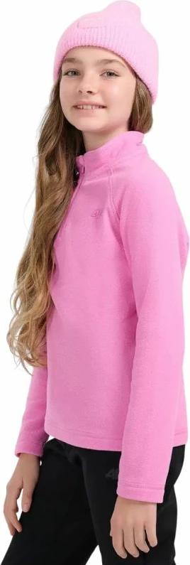 Duks fleece për vajza 4f, fuchsia