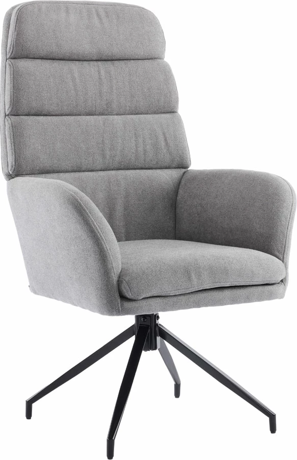 Karrige zyre rrotulluese GIRAR, gri, 70x69.5x113 cm