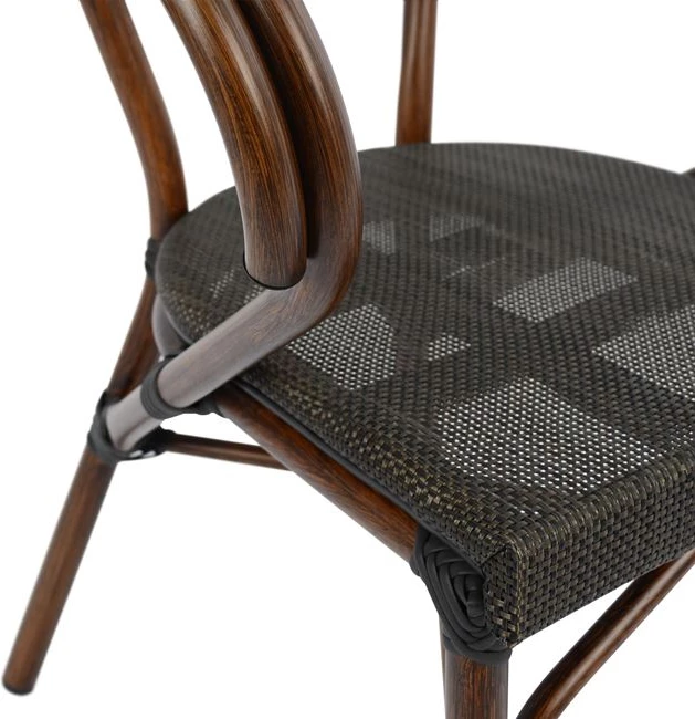 Set kopshti tavolinë & karrige Bruno, 5 pjesë, të kafta