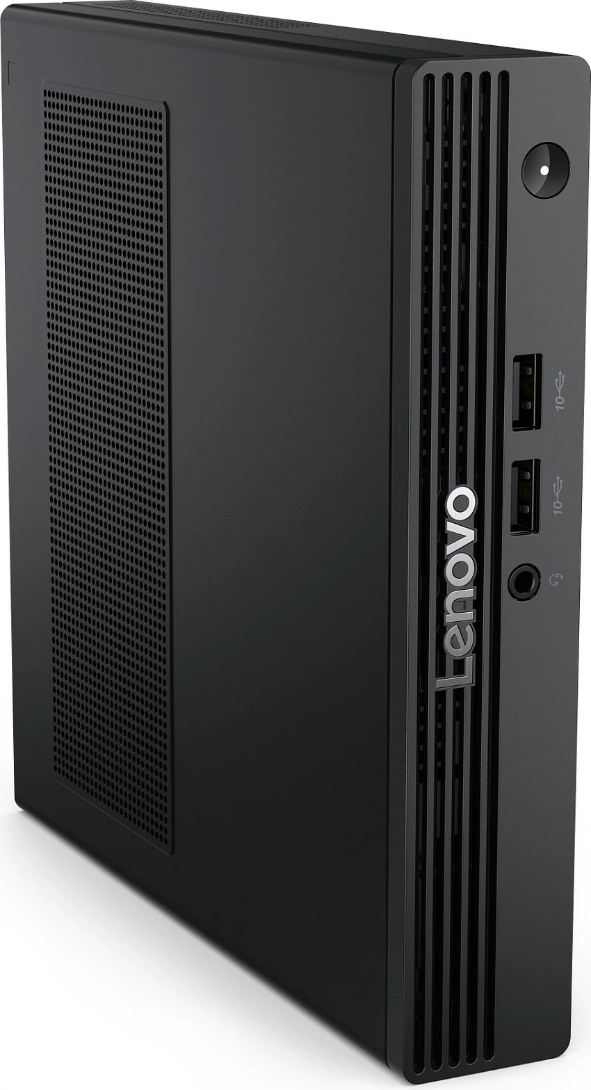 Mini PC Lenovo V100q, Intel N100, 8GB RAM, 256GB SSD, Linux, Wi-Fi, Eclipse Black