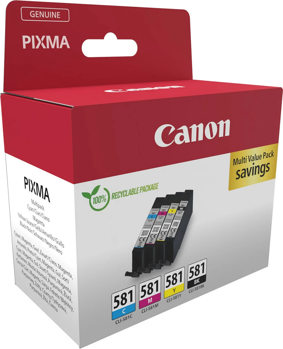 Toner Canon 2103C007, 4 copë, Ngjyra të ndryshme