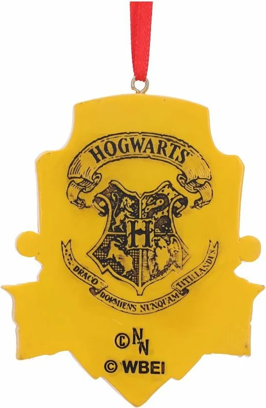 Ornament varës NEMESIS NOW Harry Potter Gryffindor Crest, resinë e pikturuar me dorë, kuqe/artë