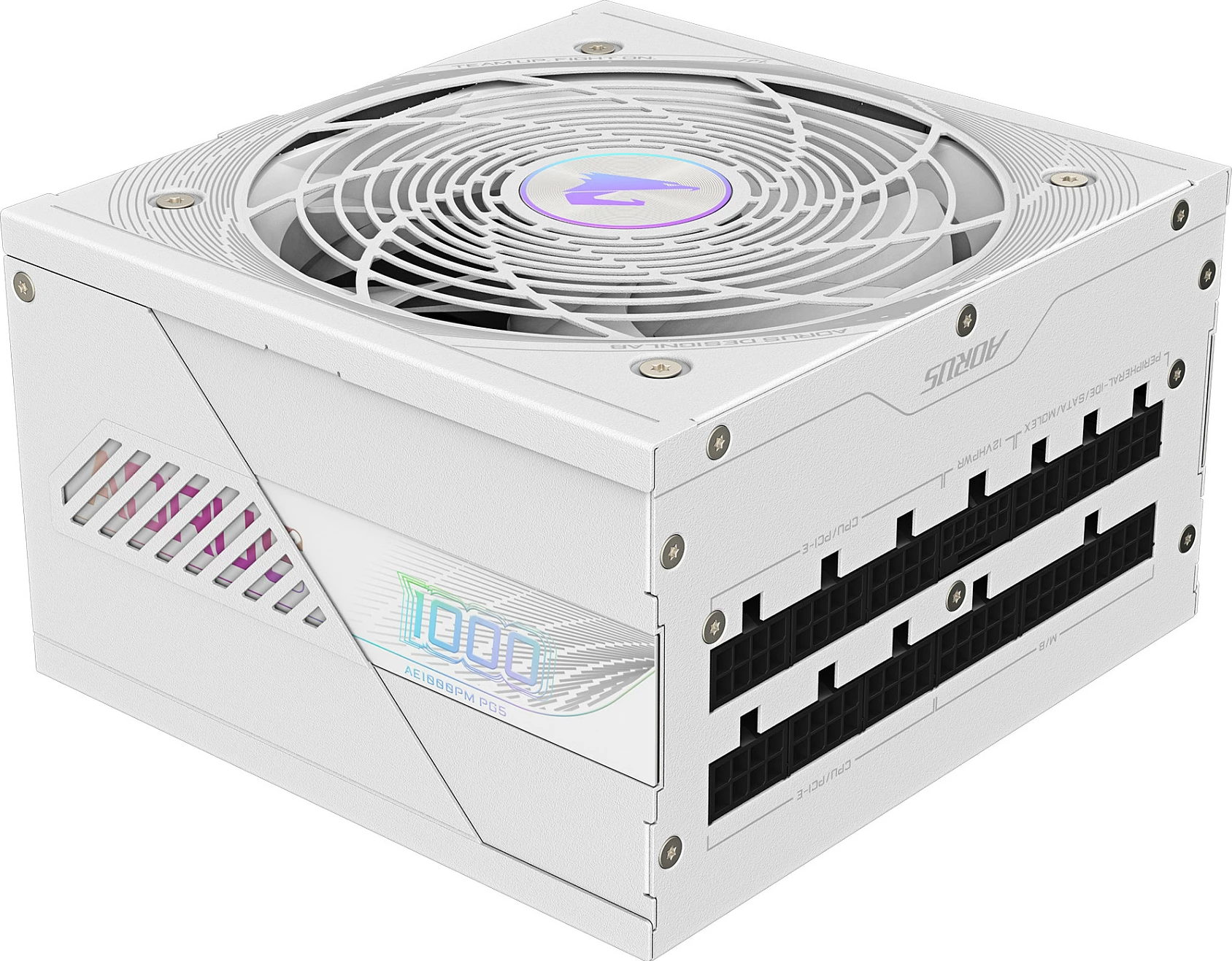 Furnizues energjie Gigabyte AORUS ELITE AE1000PM PG5 1000W, 80 Plus Platinum, bardhë