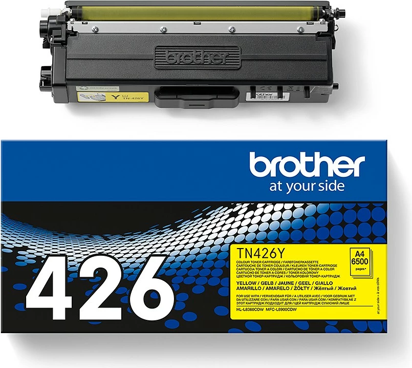 Toner Brother TN-426Y, 6500 faqe, Verdhë, 1 copë