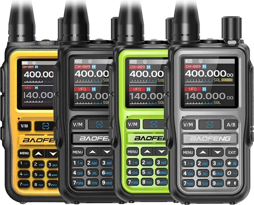 Radio komunikimi Baofeng UV-5R EU MINI me Bluetooth, USB-C, VHF/UHF, Gjelbër