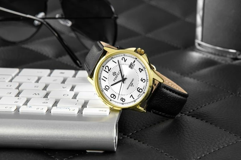 Orë dore për meshkuj PERFECT, e zezë