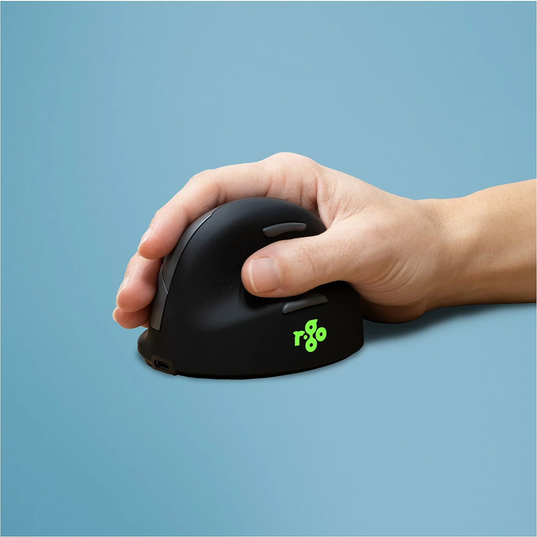 Maus ergonomik R-GO HE Break, vertikal, Bluetooth, 2400 DPI, i vogël (për dorë 