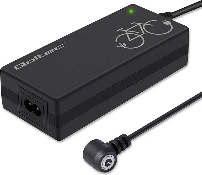 Karikues biçikletë elektrike Qoltec 52614 42V 2A për bateri 36V Mi4 magnetik IP54, i zi + kabllo rryme