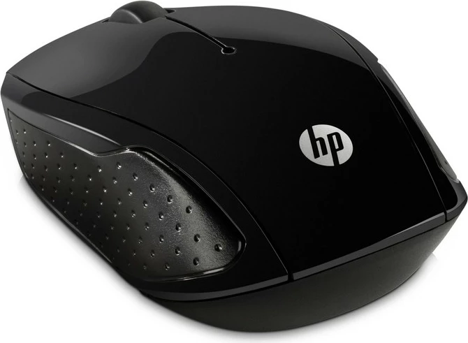Maus pa tela HP 200 X6W31AA, 1000 DPI, USB me nano-pranues 2.4 GHz, 3 butona, universal, i zi