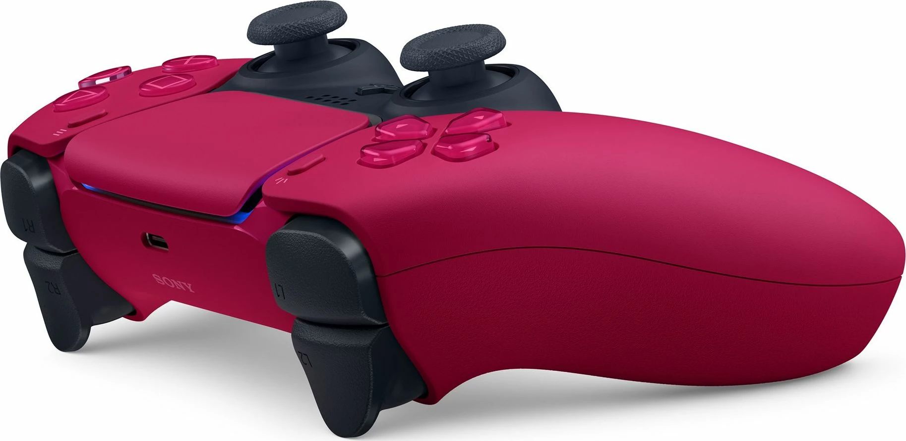 Kontroller Sony DualSense PS5/PC wireless, haptic feedback, adaptive triggers, mikrofon i integrum, 3.5mm, Cosmic Red