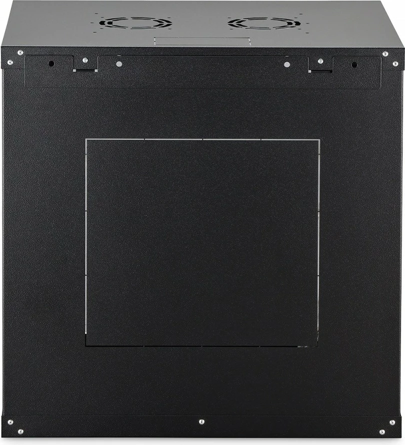 Kabinet rrjeti i montueshëm në mur, Digitus DN-37109, 19" 12U, 607x600x450mm, derë xhami, 60kg, i pa-montuar, e zezë