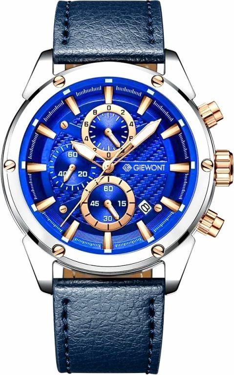 Orë dore meshkuj Giewont GW8810-A2, silver blue