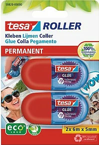 Roller ngjitës tesa Mini Glue Roller, permanent, 2x 6m x 5mm