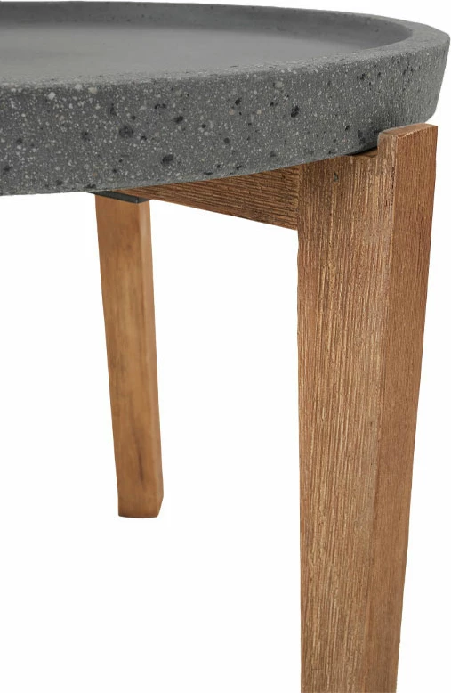 Tavolinë kafeje Orrin, antracit-natyrale, 53x53x48 cm