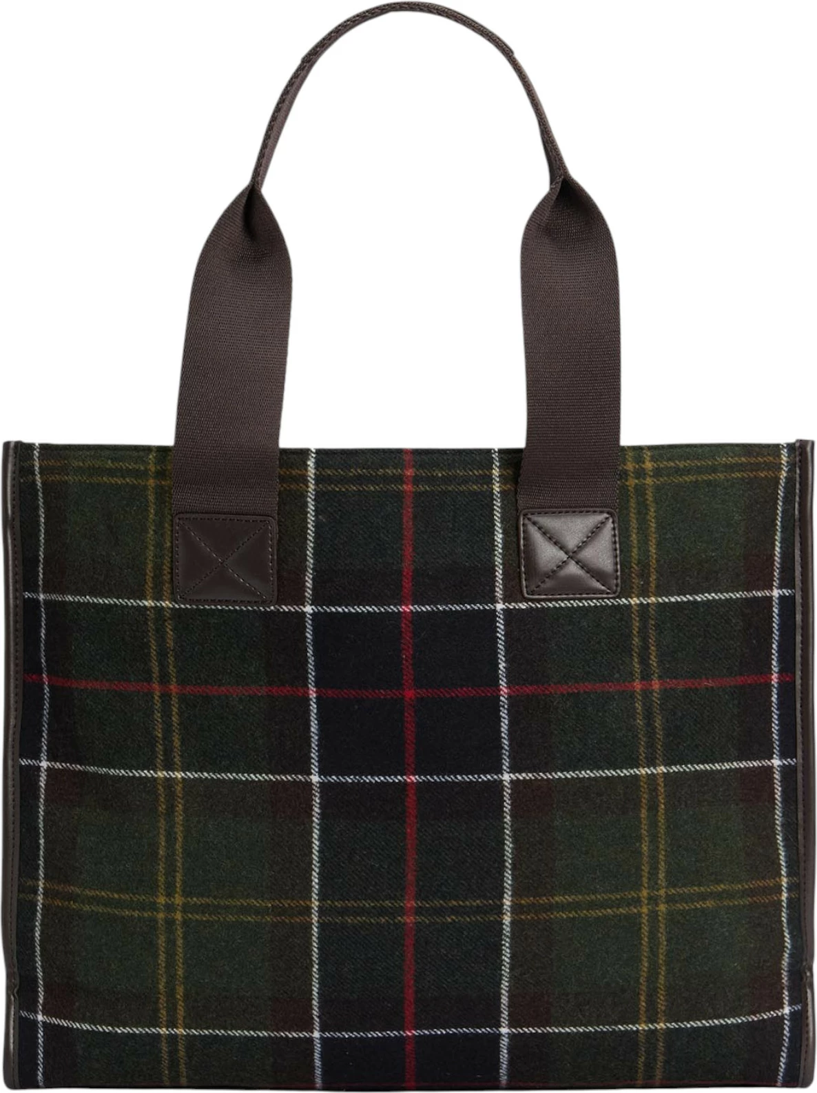 Çantë tote për femra Barbour Turnberry Tartan LBA0424, kafe
