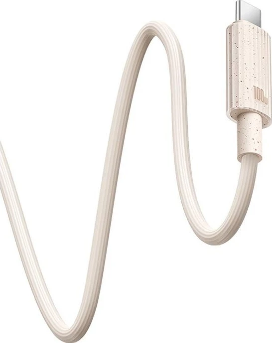 Kabllo Baseus Habitat Series USB-A/USB-C, 100W, 1m, rozë