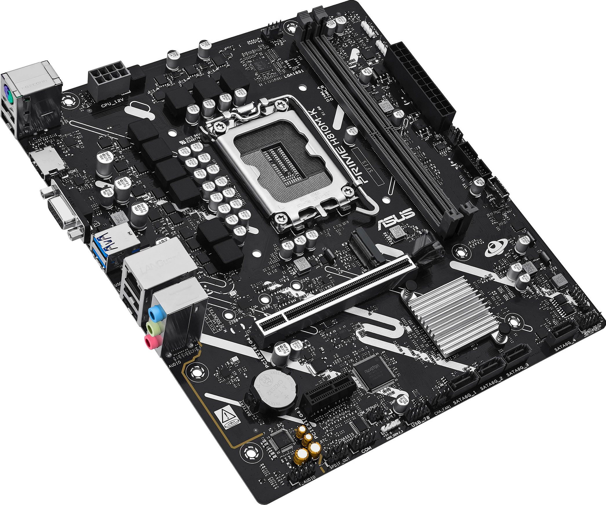 Pllakë amë ASUS PRIME H810M-K, LGA 1851, DDR5, micro ATX