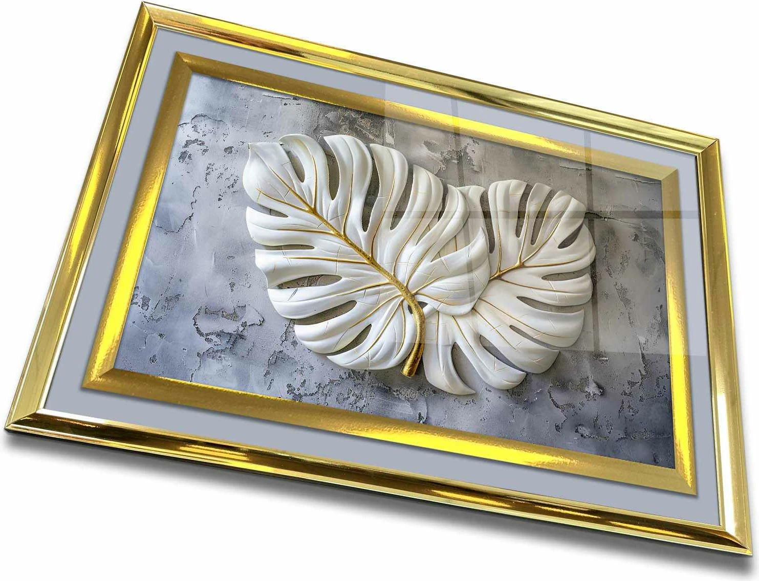 Pikturë dekorative me kornizë, shumëngjyrëshe, Wallity 4363Kromaltınct - 041, 43x65cm