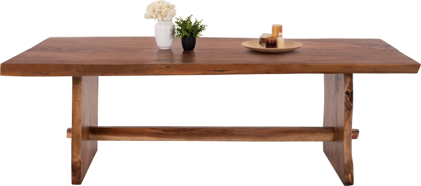 Tavolinë ngrënieje, dru Suar, FH9489, 240x120x77 cm