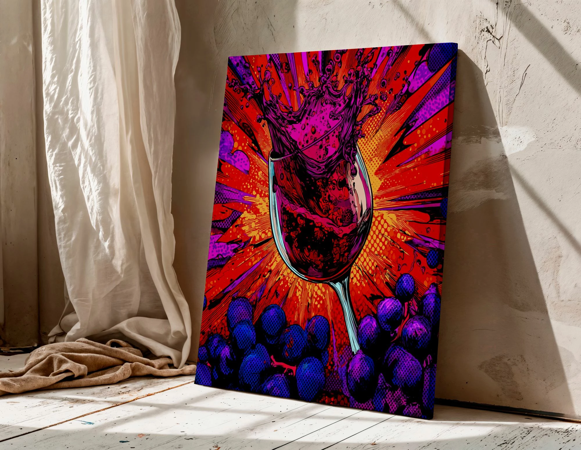 Pikturë dekorative në kanavacë, shumëngjyrëshe, Wallity, ASR_CNV25-51, 50x70cm