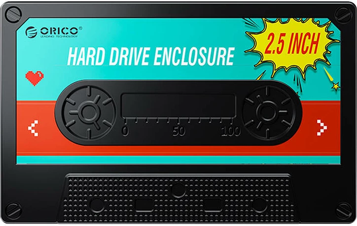 Kasë Orico 2580 për HDD/SSD 2.5", 5Gbps, USB-A në USB Micro-B, e zezë