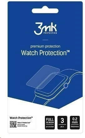 Mbrojtës ekrani për smartwatch 3mk Protection FlexibleGlass Lite për Garmin Forerunner 165, 3 copë