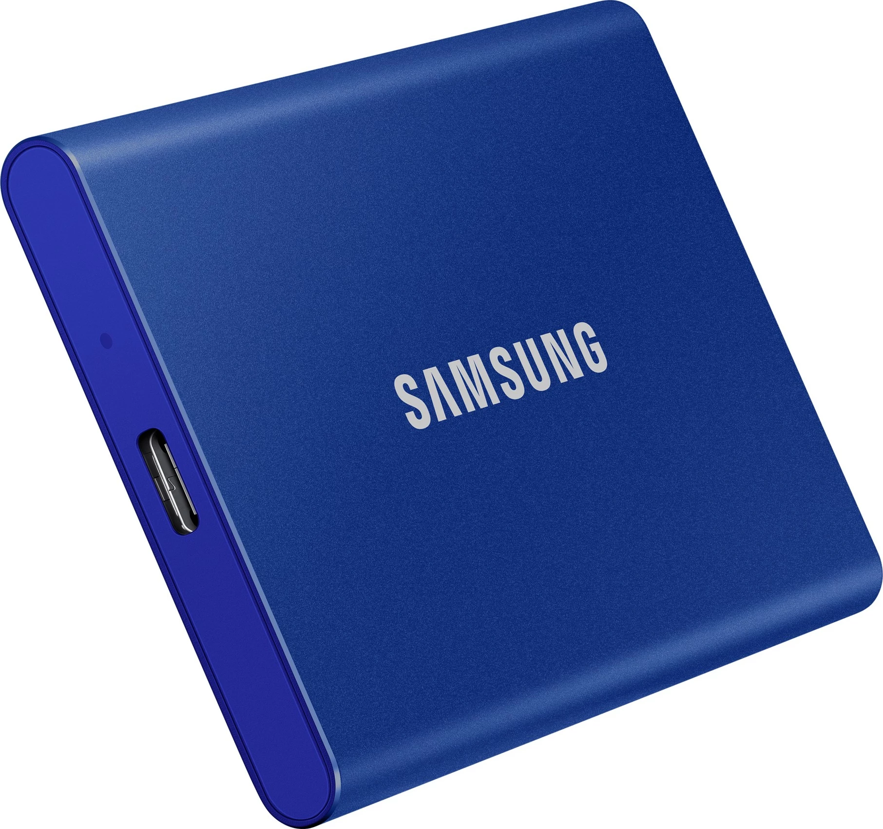 SSD portabël Samsung T7, 2 TB, USB Type-C, 3.2 Gen 2, Blu