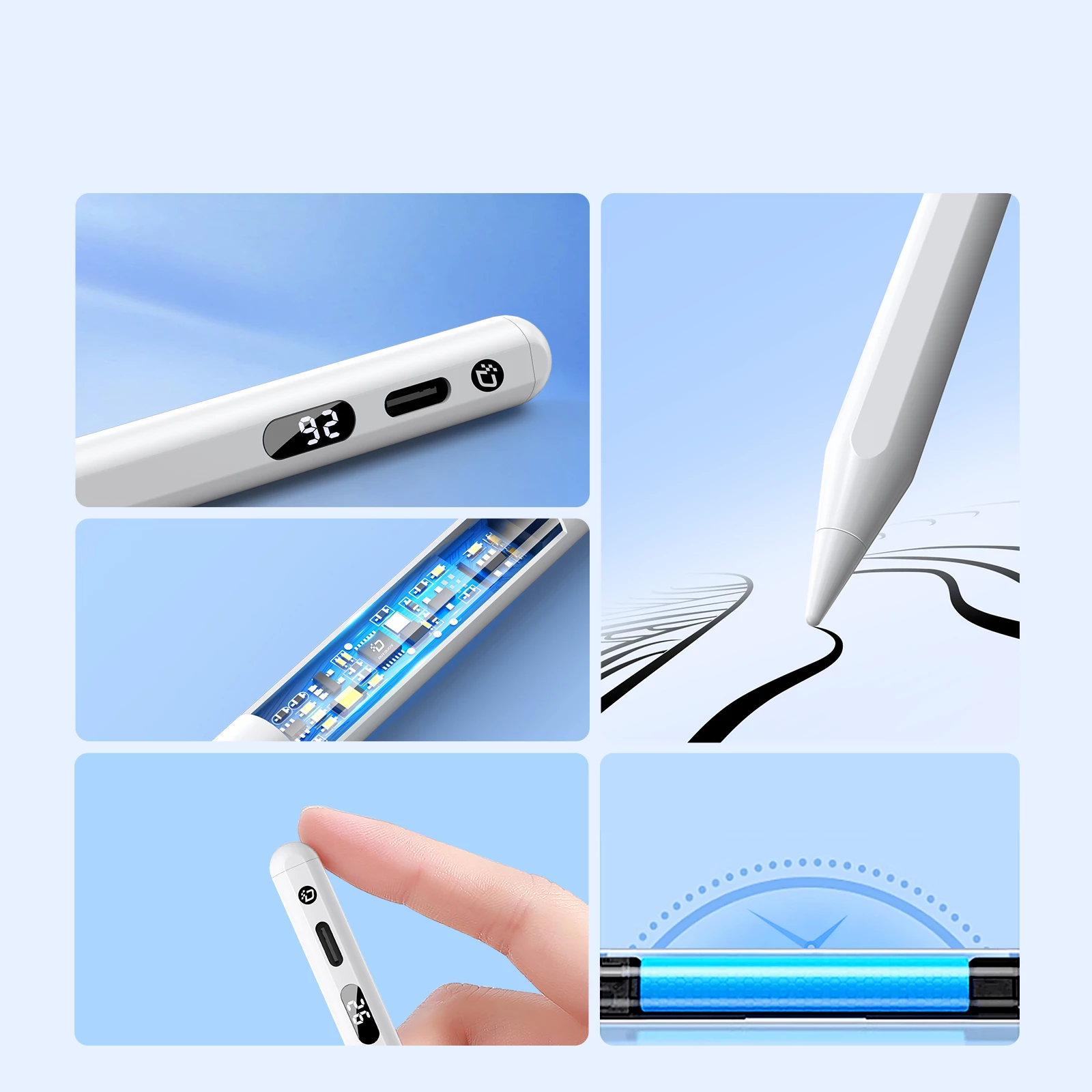 Stylus pen Dux Ducis SP-02 për iPad, Bardhë