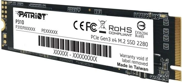 Disk SSD i brendshëm Patriot P310 1.92TB M.2 2280 PCIe Gen3 x4 NVMe 2100/1800MB/s