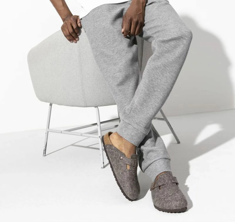 Clogs femra Birkenstock Boston BS 0160583, cocoa, të ngushta