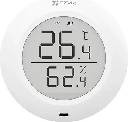 Sensor temperature & humidity EZVIZ CS-T51C, wireless, i bardhë