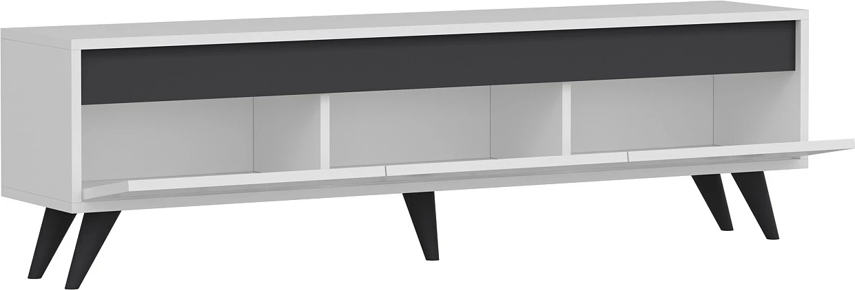 Komodë TV Hanah Home, Century, e bardhë