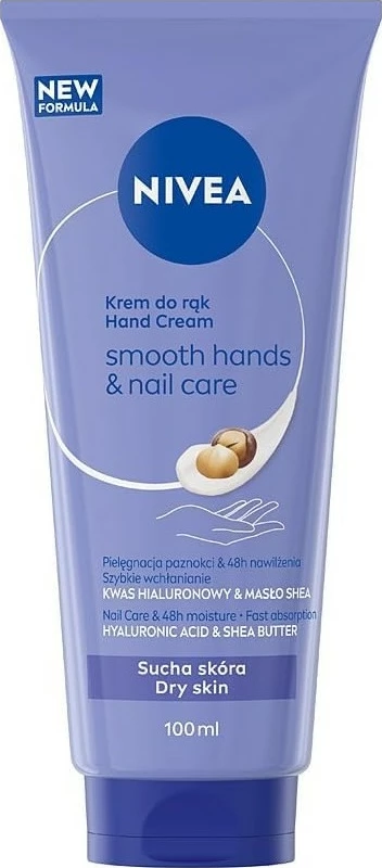 Krem për duar dhe thonj Nivea Smooth Hands & Nail Care 100ml