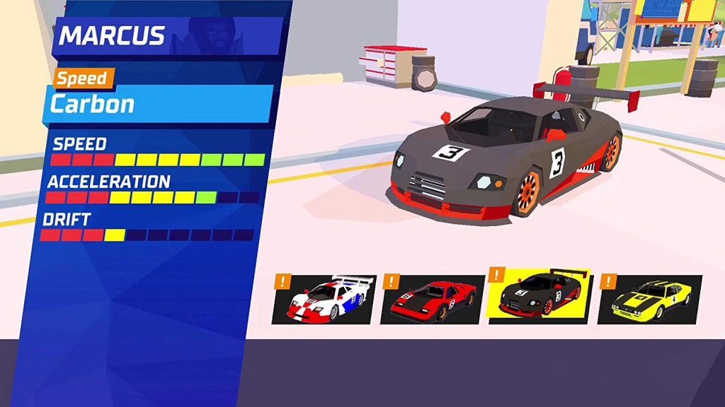 Lojë Nintendo Switch Curve Digital Hotshot Racing CIAB, kod shkarkimi, Big Boss Bundle Content Pack