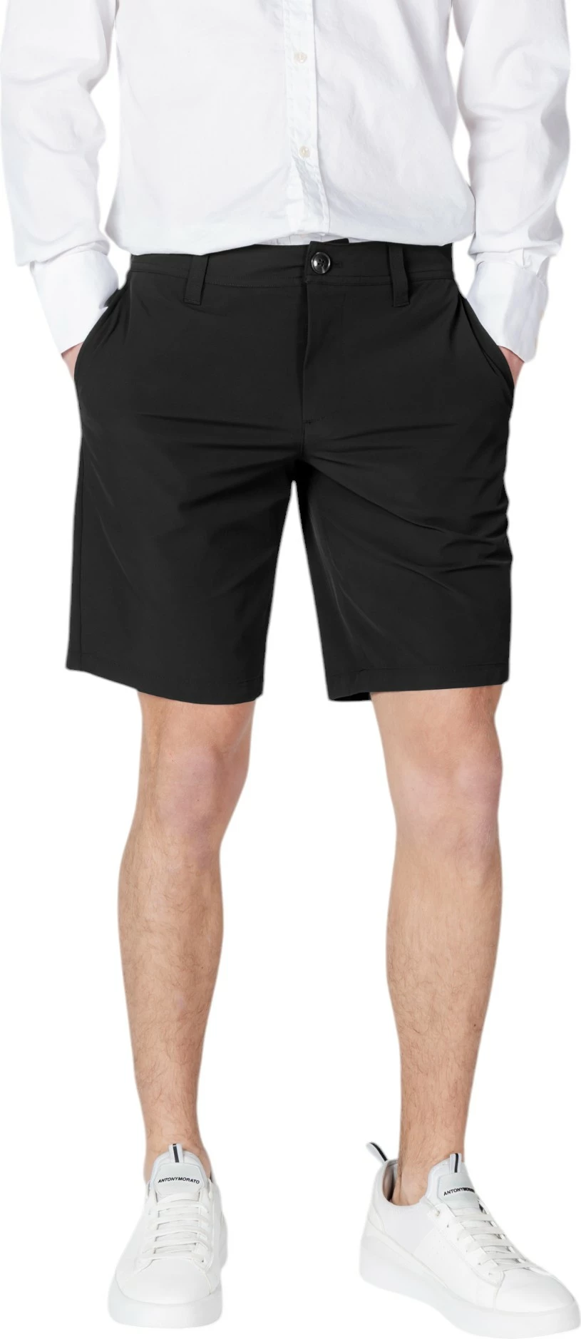 Shorce për meshkuj Armani Exchange 8NZS49 ZNYZZ, të zeza