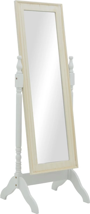 Pasqyrë Malone Inart, ngjyrë e bardhë antike, MDF, 55x50x160cm