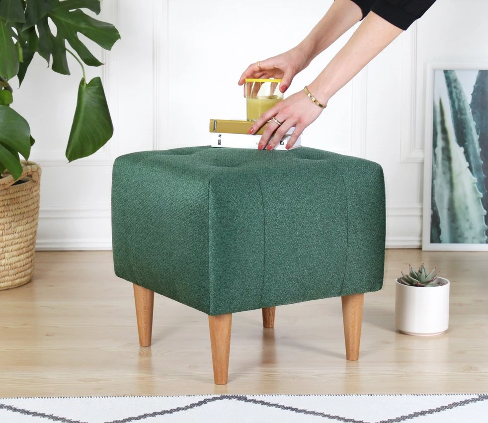 Puf Atelier del Sofa Tomp v2, ngjyrë e gjelbër