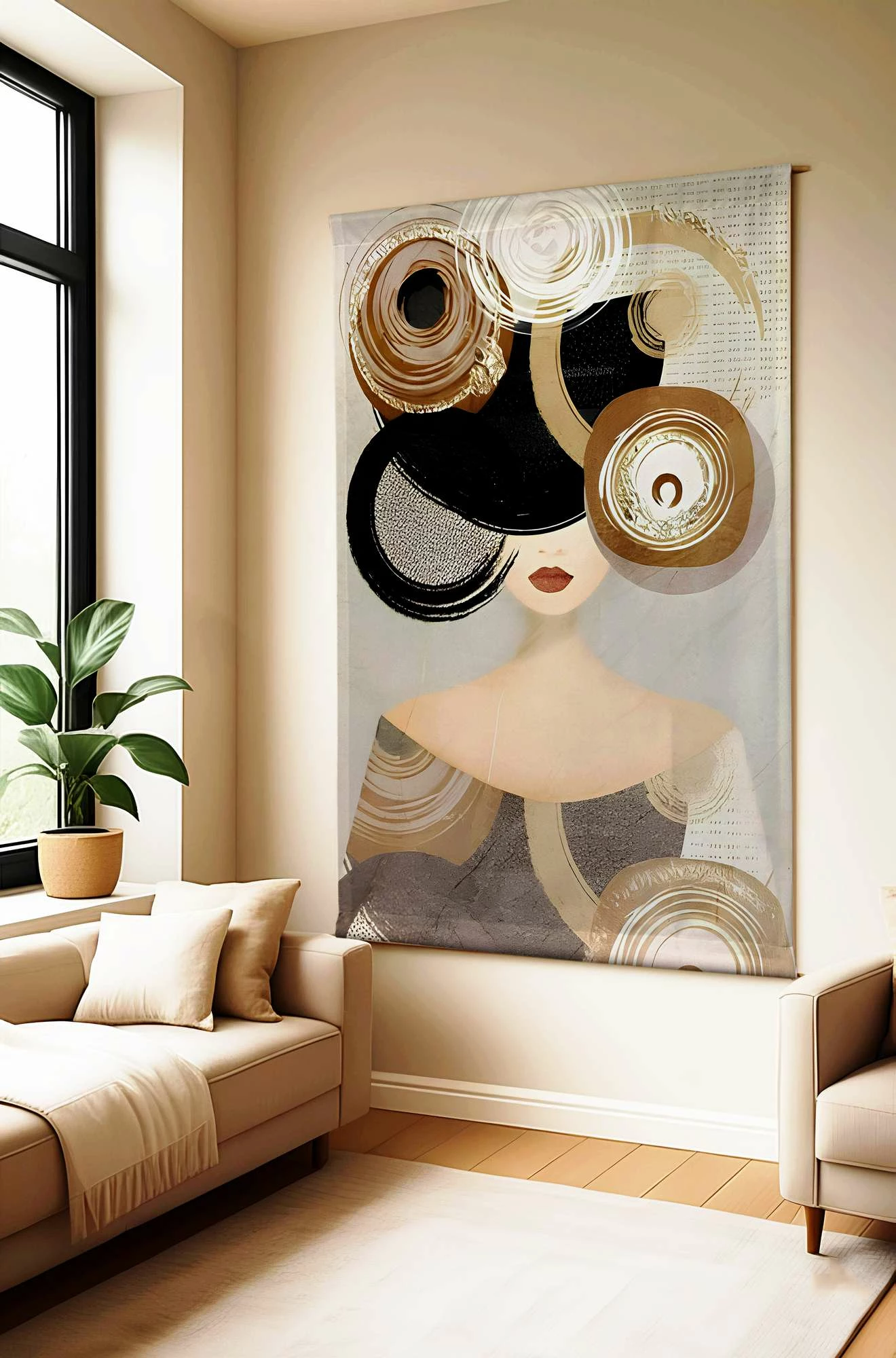 Pikturë dekorative poliestër, Wallity Polybaby, 70x120cm